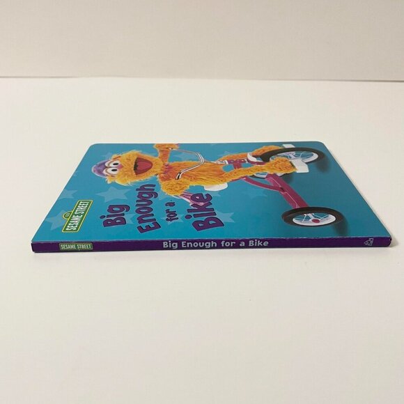 Sesame Street Big Enough For A Bike Book Zoe Board Book - Picture 6 of 11